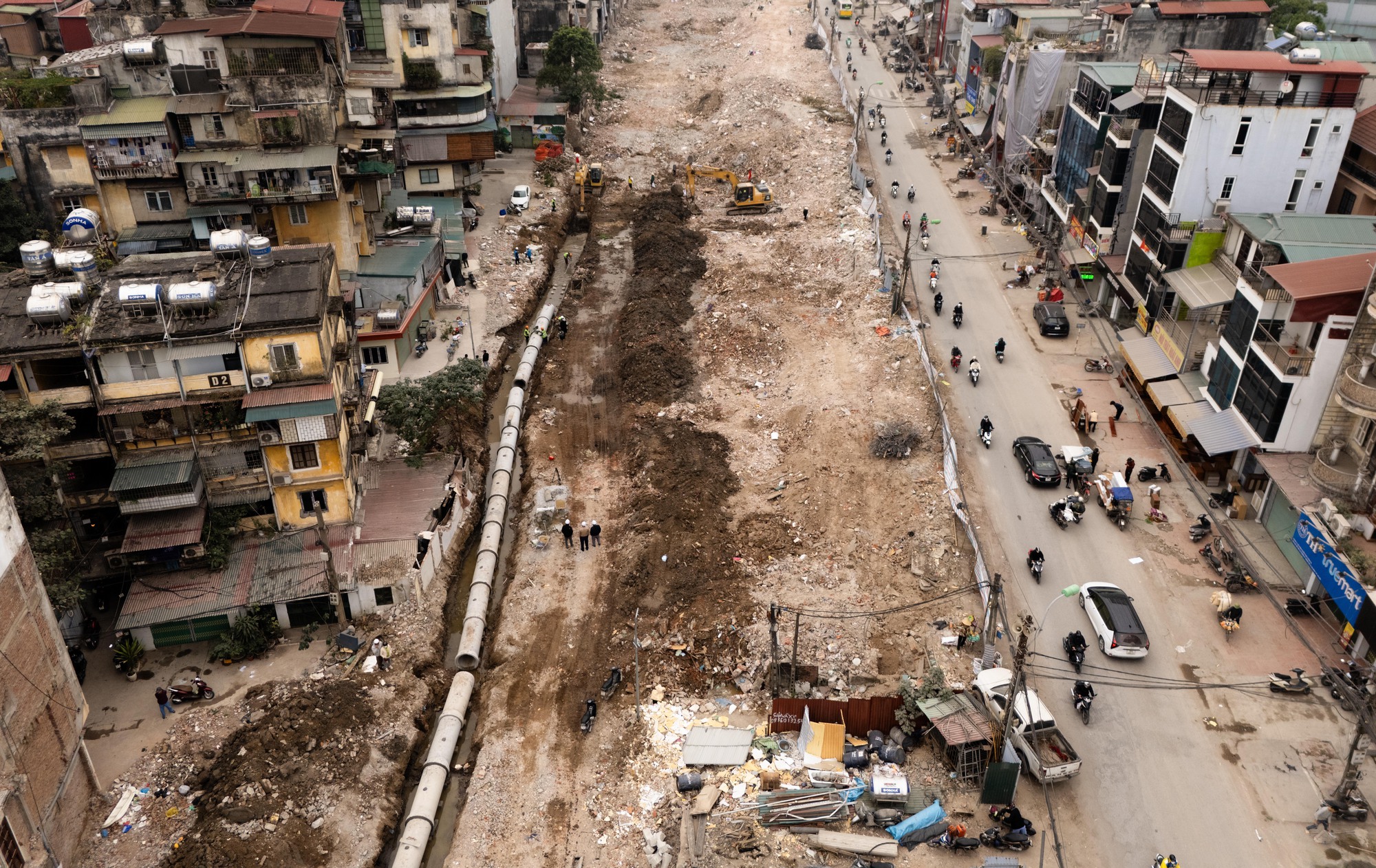 Nhìn toàn cảnh tuyến đường Vành đai 1 đoạn Hoàng Cầu - Voi Phục sau giải tỏa: Diện mạo đô thị dần thành hình!- Ảnh 3. Nhìn toàn cảnh tuyến đường Vành đai 1 đoạn Hoàng Cầu - Voi Phục sau giải tỏa: Diện mạo đô thị dần thành hình!- Ảnh 3.