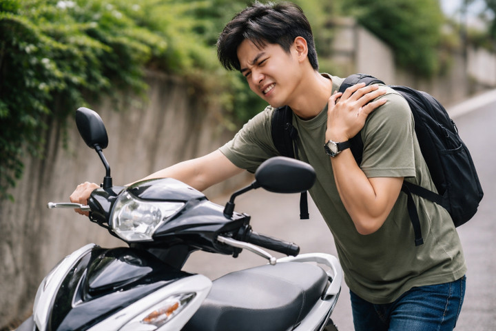 Đau tay khi dắt xe m&aacute;y l&ecirc;n dốc, si&ecirc;u &acirc;m mới 'lộ diện' thủ phạm- Ảnh 1.