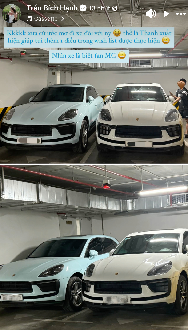 Ai bằng Văn Thanh v&agrave; bạn g&aacute;i &ldquo;tr&acirc;m anh thế phiệt&rdquo;, chạy Porsche đ&ocirc;i cả chục tỷ đồng, n&agrave;ng ốm l&agrave; "ting ting" 500 triệu- Ảnh 1.