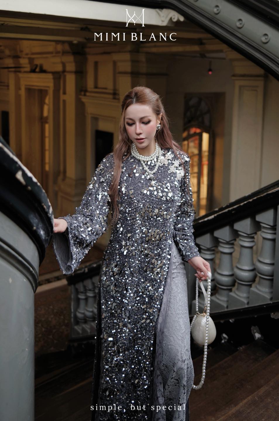 Không còn đỏ, hồng quen thuộc, áo dài Tết 2026 Không còn đỏ, hồng quen thuộc, áo dài Tết 2026