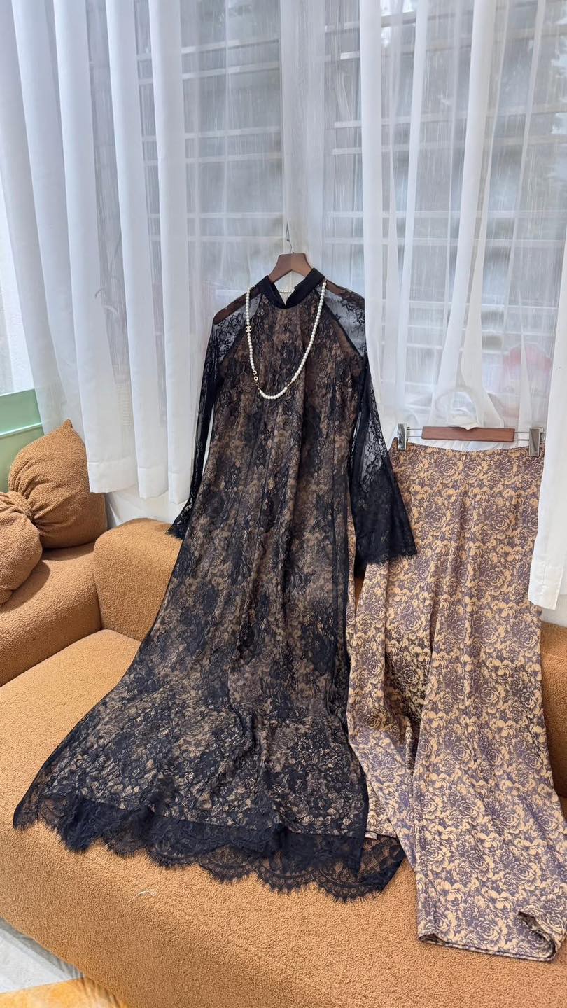 Không còn đỏ, hồng quen thuộc, áo dài Tết 2026 Không còn đỏ, hồng quen thuộc, áo dài Tết 2026