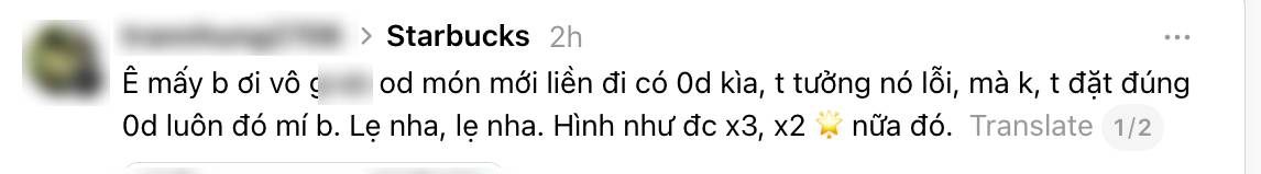 Ồ ạt mua Starbucks gi&aacute; 0 đồng, tưởng sale 