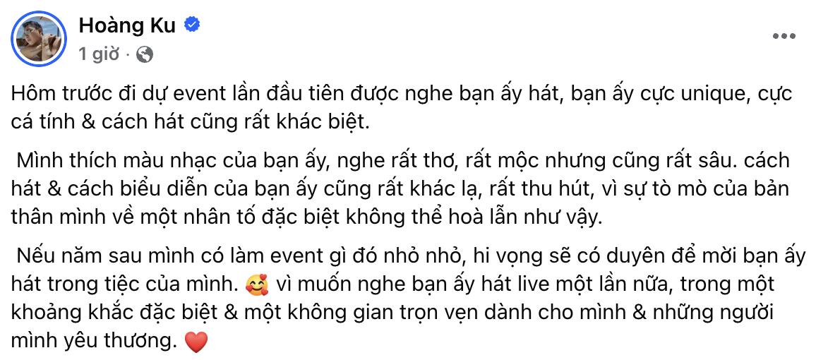 Tranh c&atilde;i nam ca sĩ Việt tuy&ecirc;n bố giải nghệ nếu kh&ocirc;ng tạo ra thu nhập, viết g&igrave; m&agrave; netizen n&oacute;i &ldquo;ảo tưởng sức mạnh