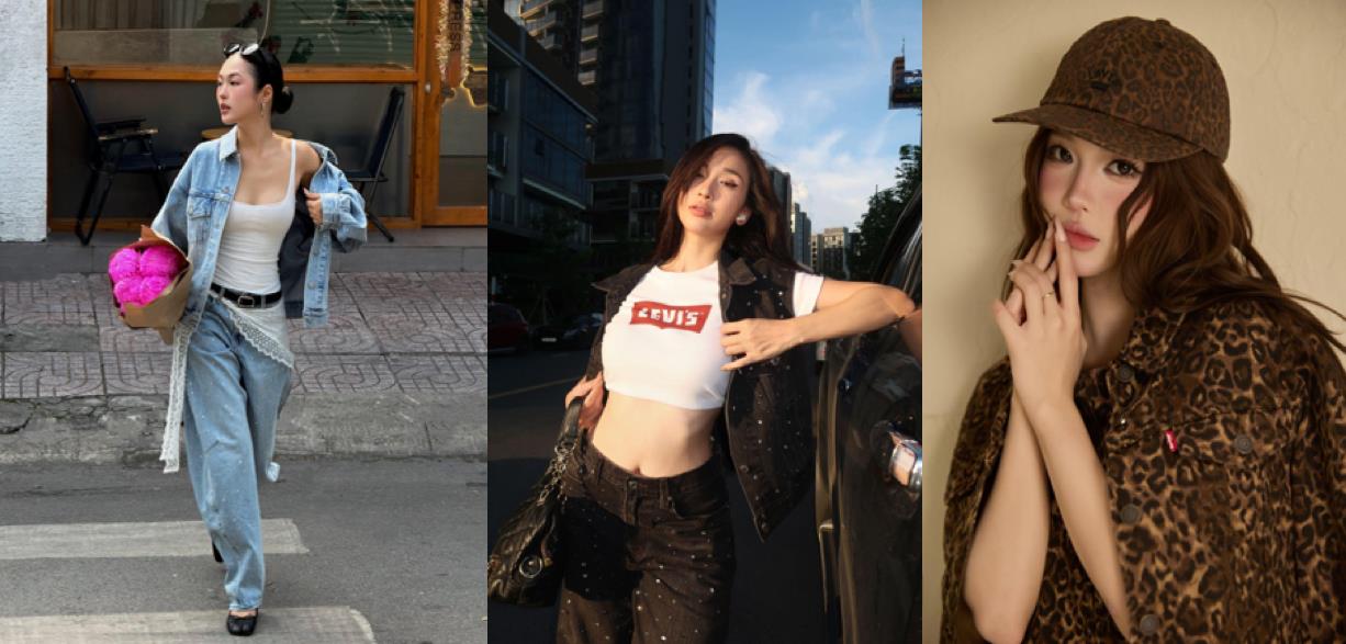 3 nàng “IT GIRL” genZ Wyn Anh, Lynh CI, A Nha Ngô khuấy động mùa lễ hội với BST Levi’s Holiday- Ảnh 2.