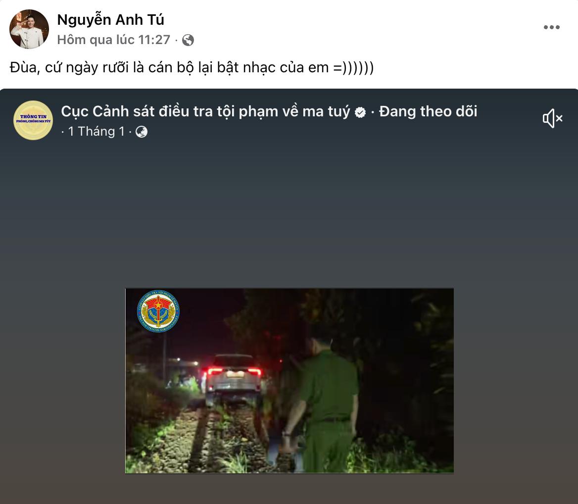 Cục Cảnh s&aacute;t điều tra tội phạm ma tu&yacute; v&agrave;o tận nơi &ldquo;nhắc nhở&rdquo; 1 nam ca sĩ nổi tiếng Vbiz- Ảnh 1.