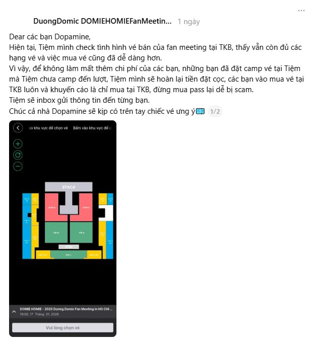 Fanmeeting của Dương Domic ế vé, tất cả là tại Linh Ka?- Ảnh 5. Fanmeeting của Dương Domic ế vé, tất cả là tại Linh Ka?- Ảnh 5.