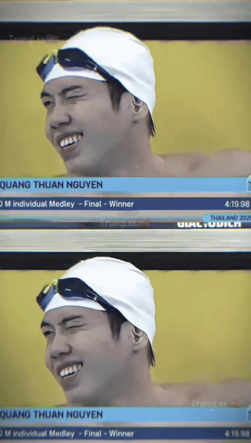 Ảnh hiếm visual đời thường sáng bừng của "nam thần" bơi lội Quang Thuấn, body 6 múi, 19 tuổi thăng hàm trung uý QNCN- Ảnh 4. Ảnh hiếm visual đời thường sáng bừng của "nam thần" bơi lội Quang Thuấn, body 6 múi, 19 tuổi thăng hàm trung uý QNCN- Ảnh 4.