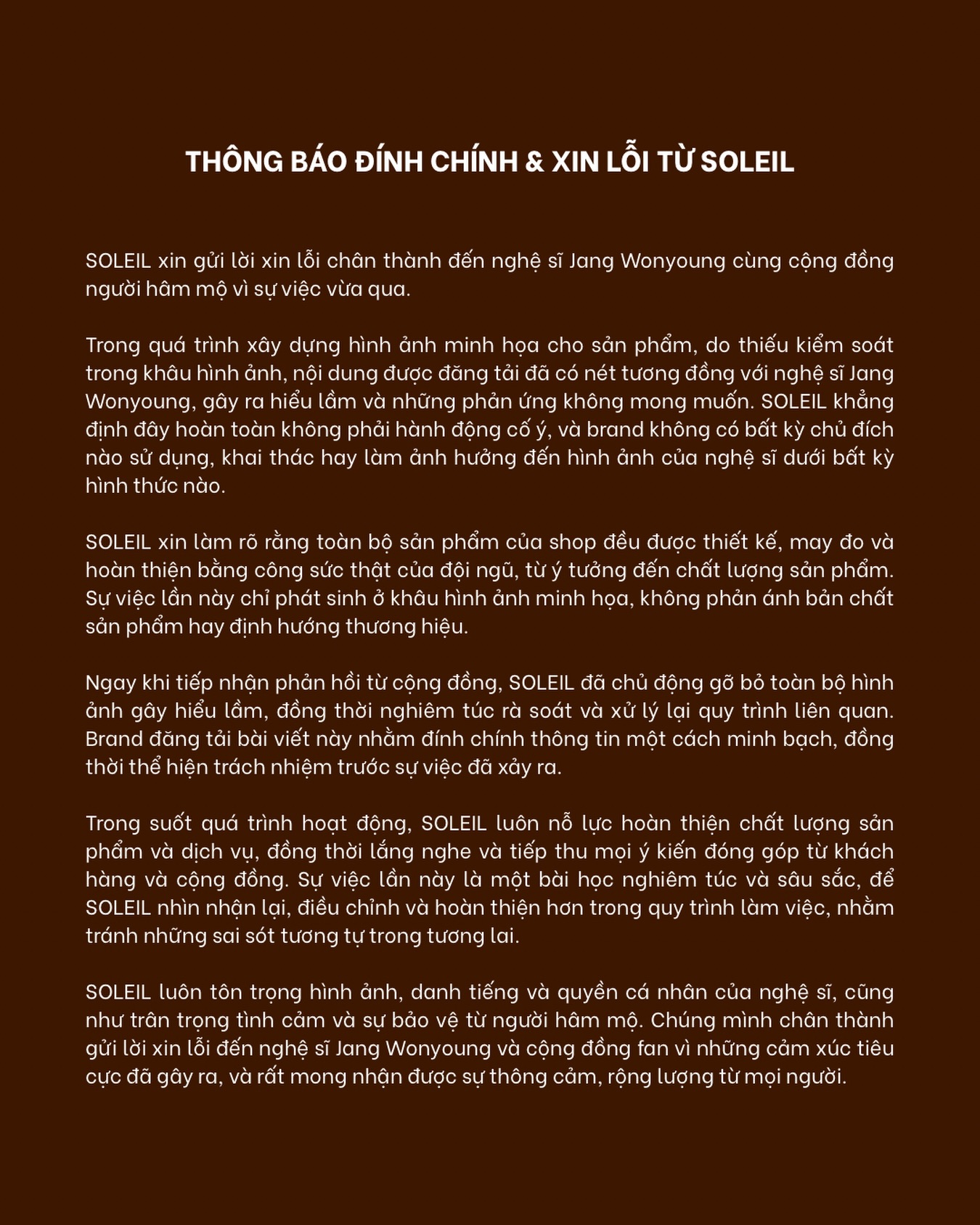 Local brand Việt d&ugrave;ng AI fake h&igrave;nh Jang Wonyoung mặc đồ, xin lỗi với l&yacute; do &ldquo;thiếu kiểm so&aacute;t, chỉ c&oacute; n&eacute;t tương đồng&rdquo;?- Ảnh 6.