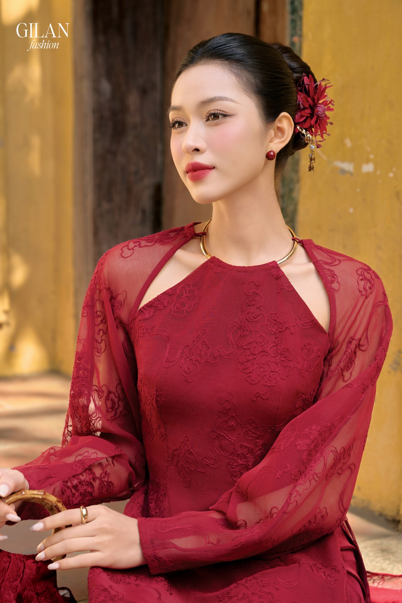 Vì sao áo dài ren được dự đoán là “át chủ bài” mùa Tết 2026?- Ảnh 28. Vì sao áo dài ren được dự đoán là “át chủ bài” mùa Tết 2026?- Ảnh 28.