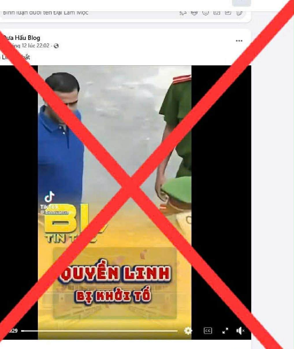 C&ocirc;ng an TP.HCM vạch trần kẻ tung tin giả "MC Quyền Linh bị bắt"- Ảnh 3.