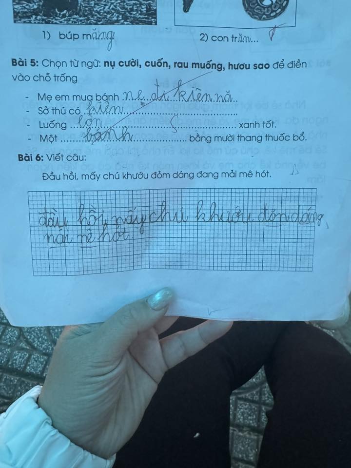 "Đến Thượng Đế cũng phải cười" với học sinh tiểu học!- Ảnh 3.
