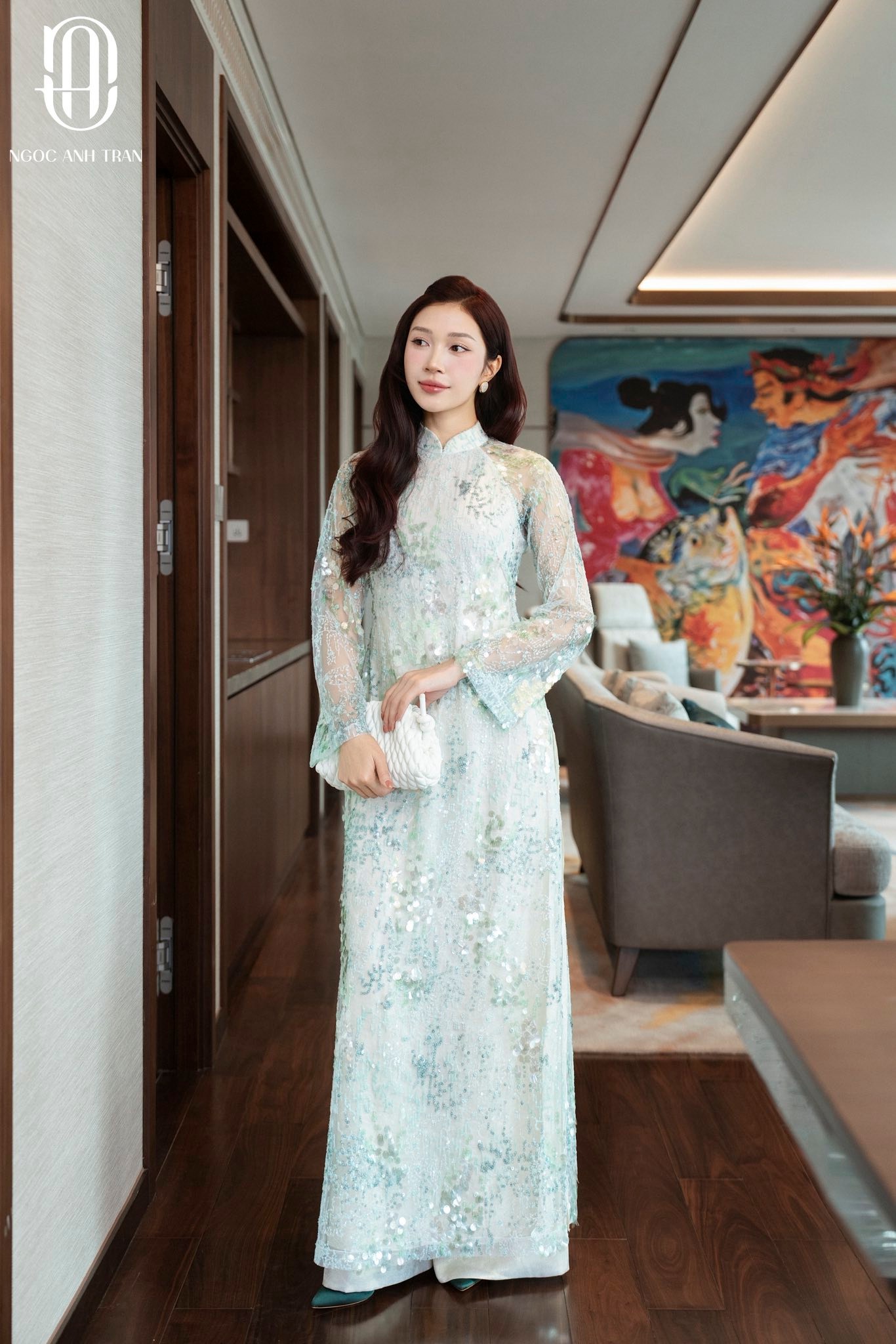 Vì sao áo dài ren được dự đoán là “át chủ bài” mùa Tết 2026?- Ảnh 11. Vì sao áo dài ren được dự đoán là “át chủ bài” mùa Tết 2026?- Ảnh 11.