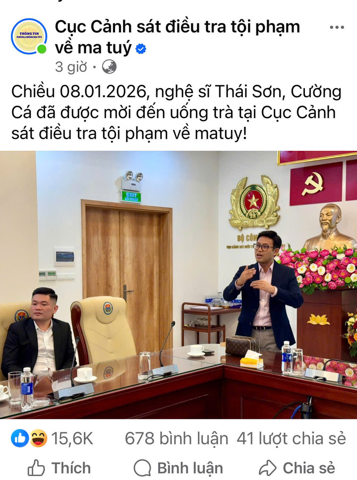 D&acirc;n mạng hết hồn với b&agrave;i đăng của Cục CSĐT tội phạm về ma t&uacute;y v&agrave; c&aacute;i kết- Ảnh 1.