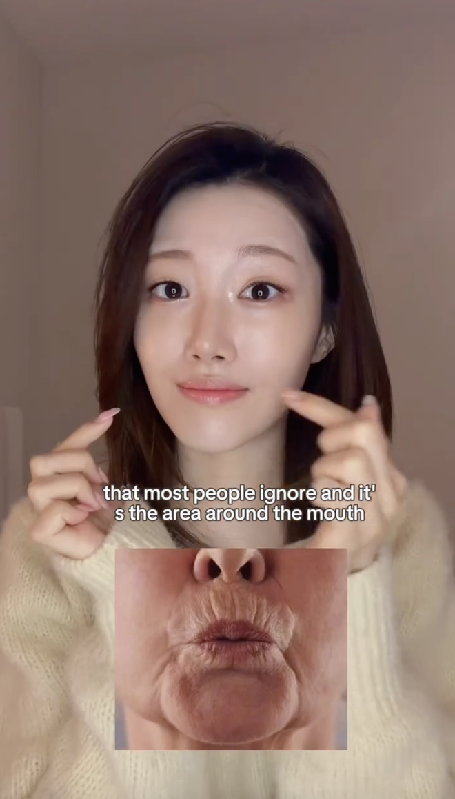 Đ&acirc;y l&agrave; 3 c&aacute;ch rẻ tiền gi&uacute;p phụ nữ H&agrave;n kh&ocirc;ng c&oacute; nếp nhăn quanh miệng- Ảnh 2.