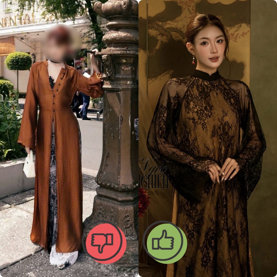 Vì sao áo dài ren được dự đoán là “át chủ bài” mùa Tết 2026?- Ảnh 5. Vì sao áo dài ren được dự đoán là “át chủ bài” mùa Tết 2026?- Ảnh 5.