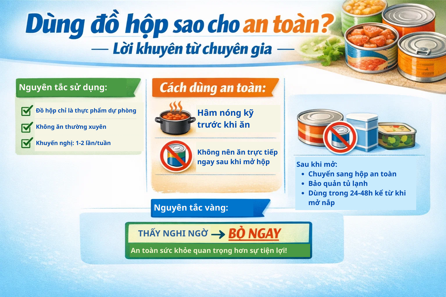 Tr&aacute;nh xa ngay những loại đồ hộp n&agrave;y- Ảnh 5.