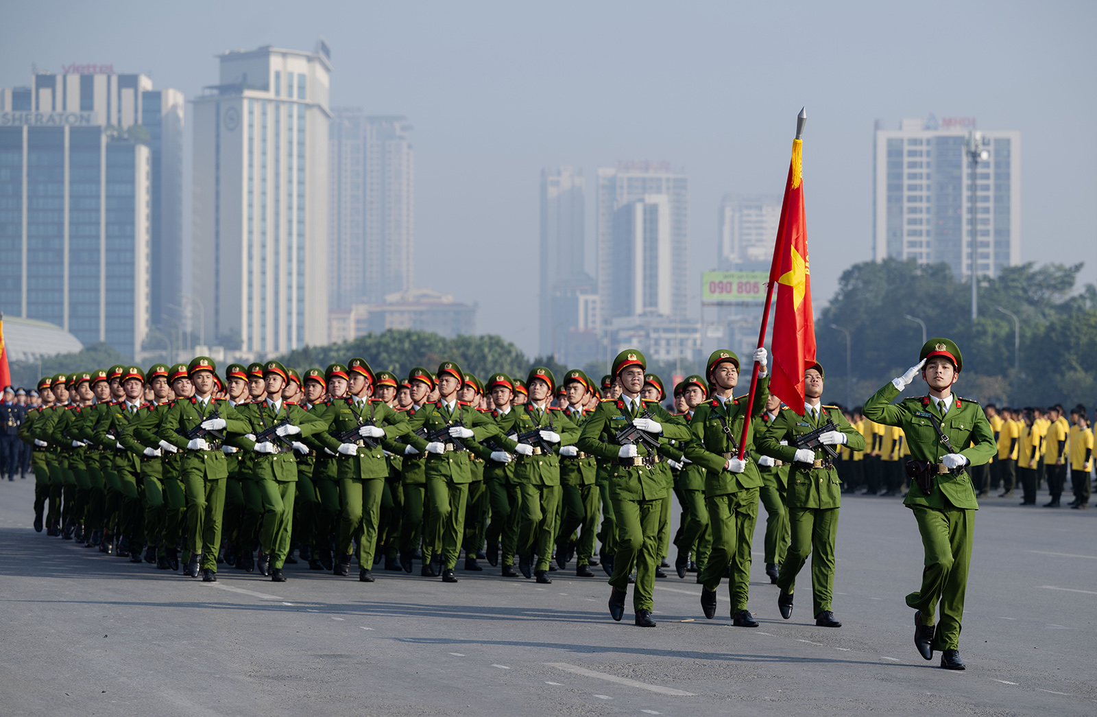 Lực lượng tinh nhuệ cùng dàn khí tài hiện đại diễn tập, sẵn sàng tham gia bảo vệ Đại hội Đảng- Ảnh 11. Lực lượng tinh nhuệ cùng dàn khí tài hiện đại diễn tập, sẵn sàng tham gia bảo vệ Đại hội Đảng- Ảnh 11.