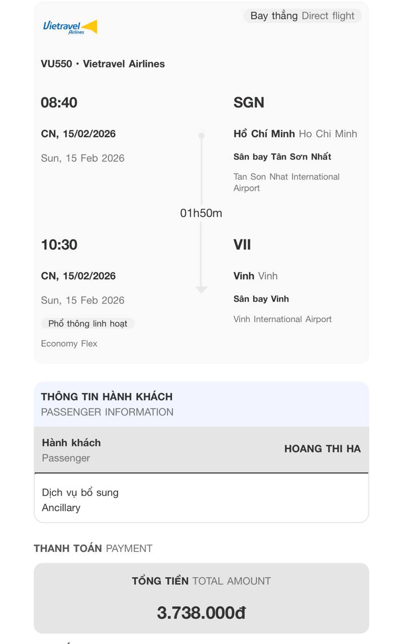 Chốt mua v&eacute; m&aacute;y bay 12 triệu về H&agrave; Nội ăn Tết d&ugrave; lương th&aacute;ng 13 triệu- Ảnh 3.