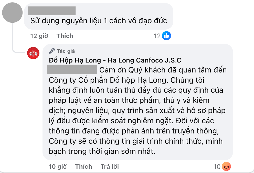 Phản ứng của Fanpage Đồ hộp Hạ Long sau vụ nhập 120 tấn heo bệnh về chế biến pate, thịt hộp- Ảnh 3.
