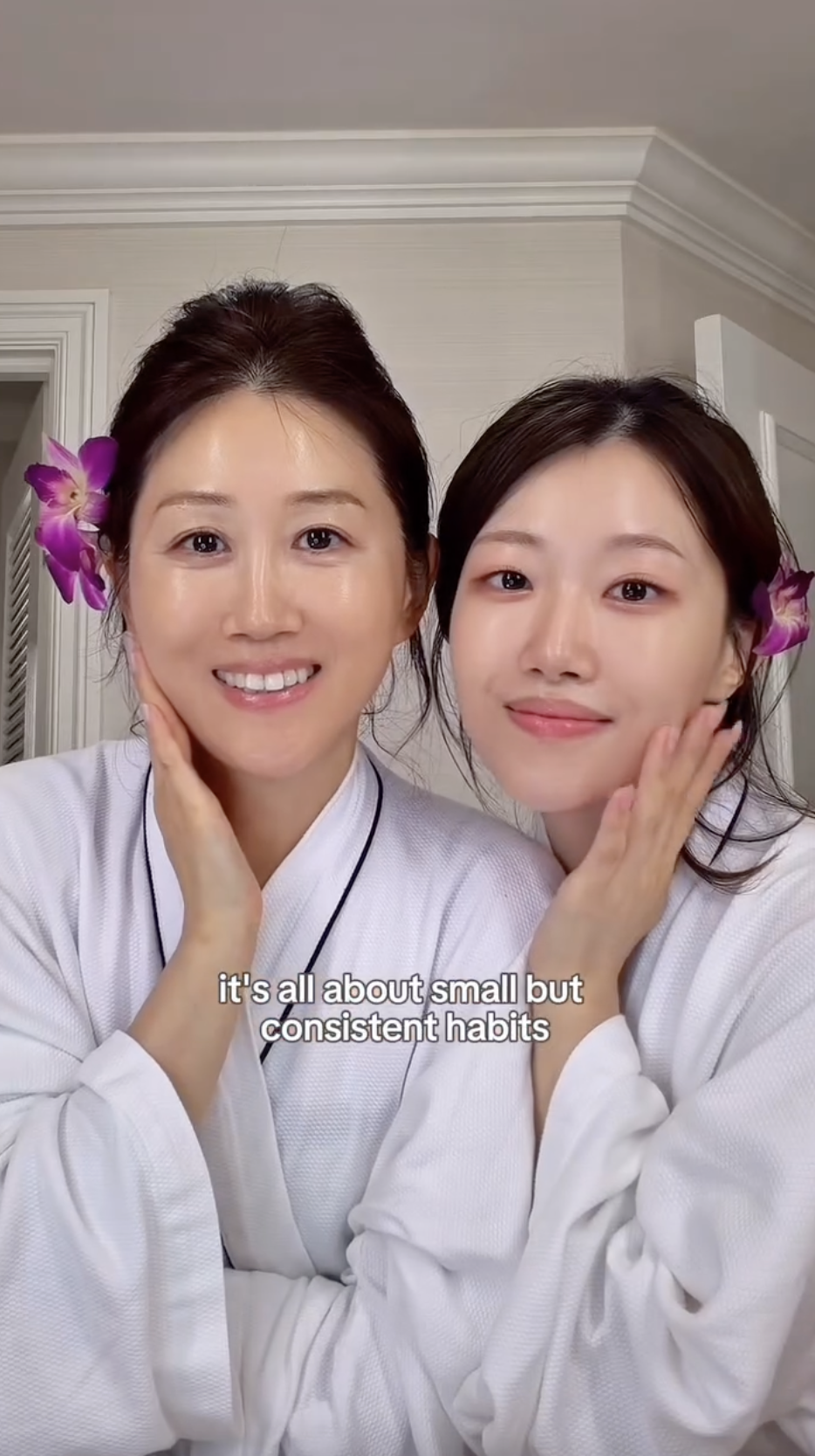 50 tuổi nhưng l&agrave;n da căng b&oacute;ng kh&ocirc;ng k&eacute;m g&igrave; con g&aacute;i, người mẹ H&agrave;n chỉ c&oacute; 3 b&iacute; quyết- Ảnh 1.