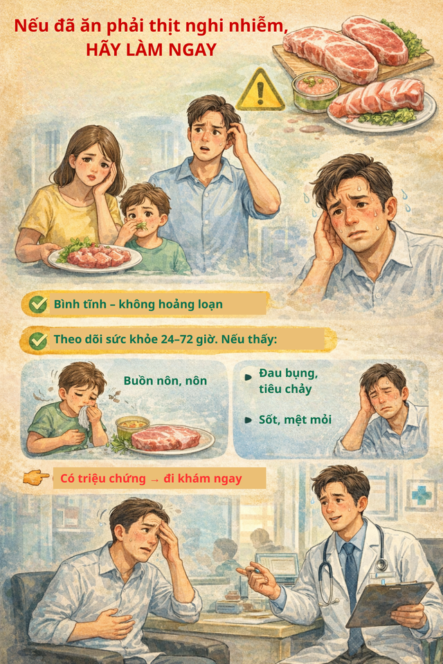 Nghi ngờ đ&atilde; ăn phải thịt lợn nhiễm bệnh? Đừng hoảng loạn - tuyệt đối kh&ocirc;ng l&agrave;m 3 việc n&agrave;y- Ảnh 1.