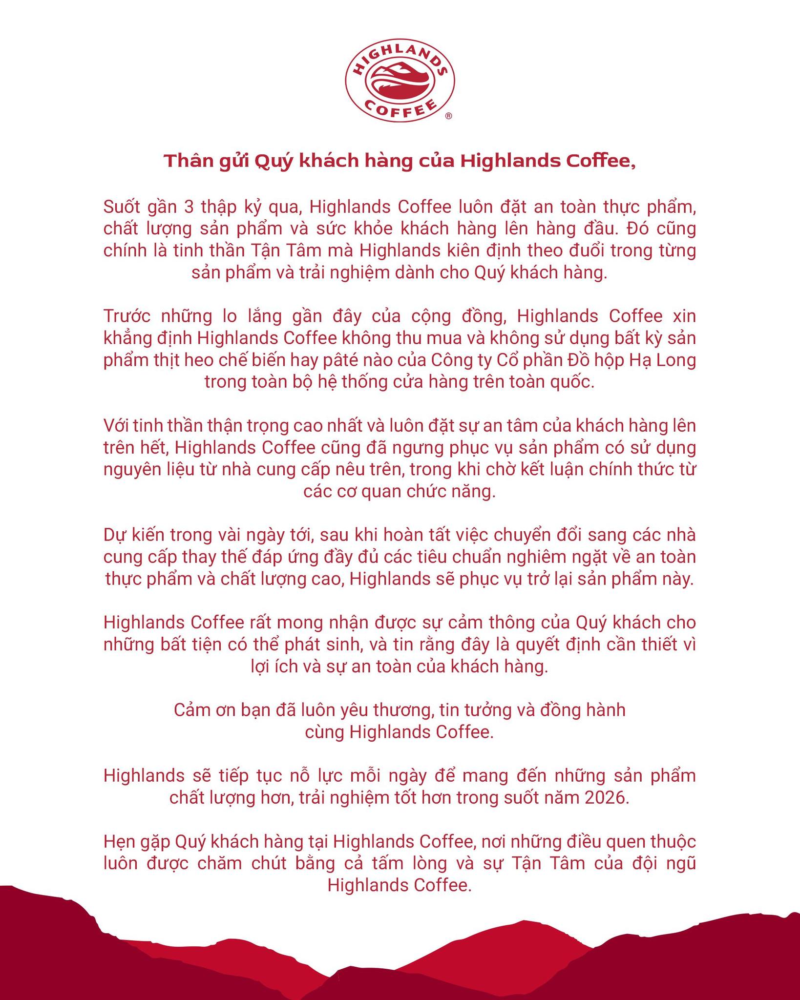 Giữa đ&ecirc;m, fanpage Highlands Coffee ra th&ocirc;ng b&aacute;o n&oacute;ng- Ảnh 1.