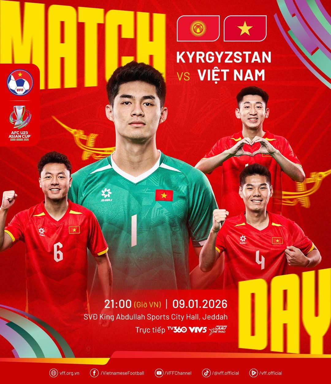 U23 Việt Nam thắng nghẹt thở U23 Kyrgyzstan, mở toang cánh cửa vào tứ kết U23 châu Á- Ảnh 3.