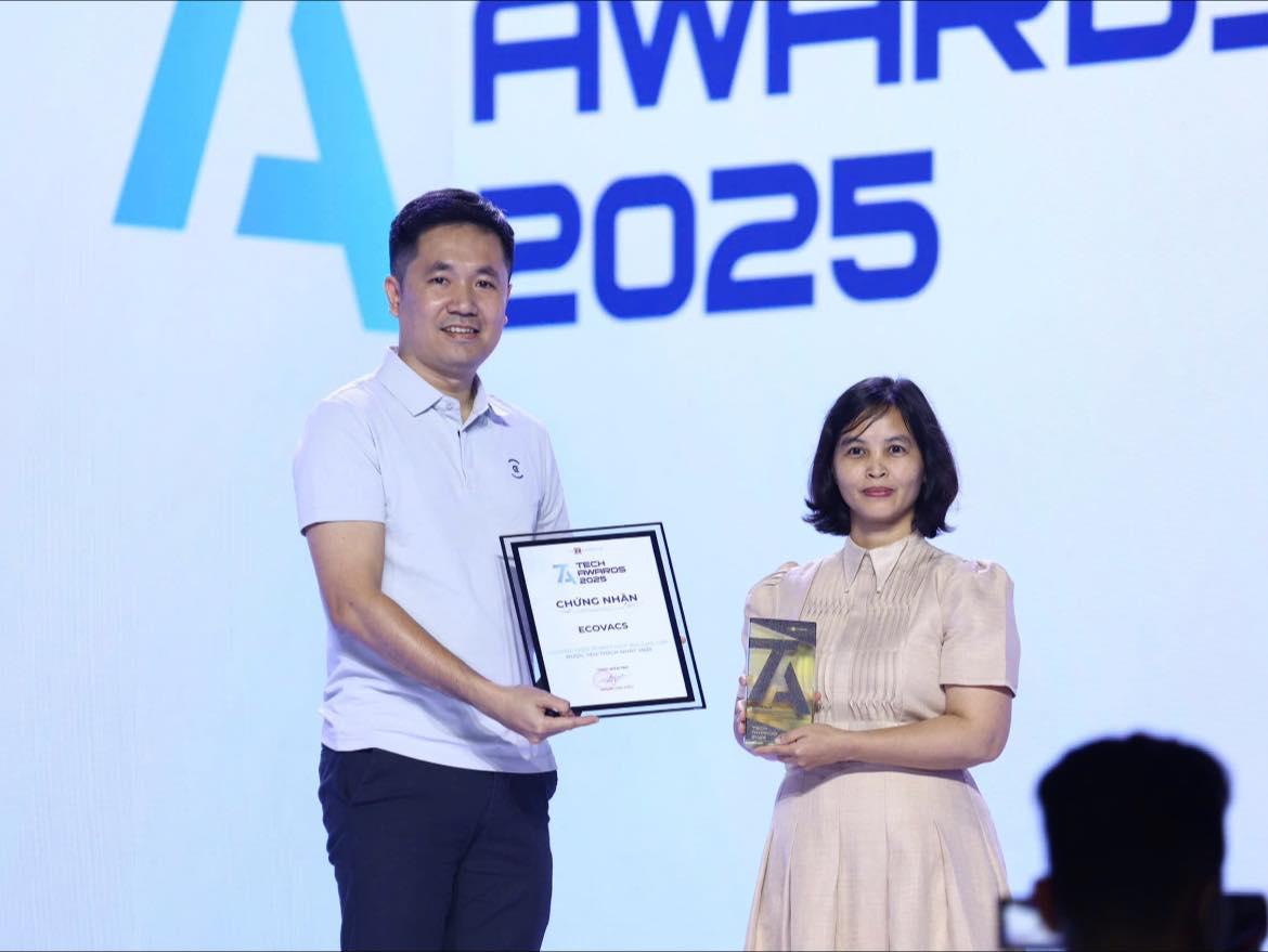 ECOVACS - Thương hiệu c&oacute; c&uacute; bắt tay với Sơn T&ugrave;ng M-TP đạt doanh thu kỷ lục, rinh &ldquo;cơn mưa&rdquo; giải thưởng năm 2025- Ảnh 2.