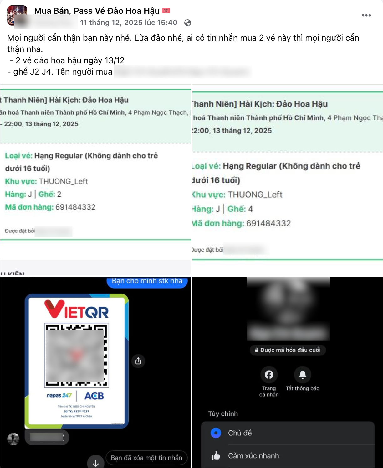 Vở kịch đang hot nhất Việt Nam, gi&aacute; v&eacute; b&aacute;n lại gấp 3 lần vẫn c&oacute; người mua, BTC th&ocirc;ng b&aacute;o khẩn!- Ảnh 8.