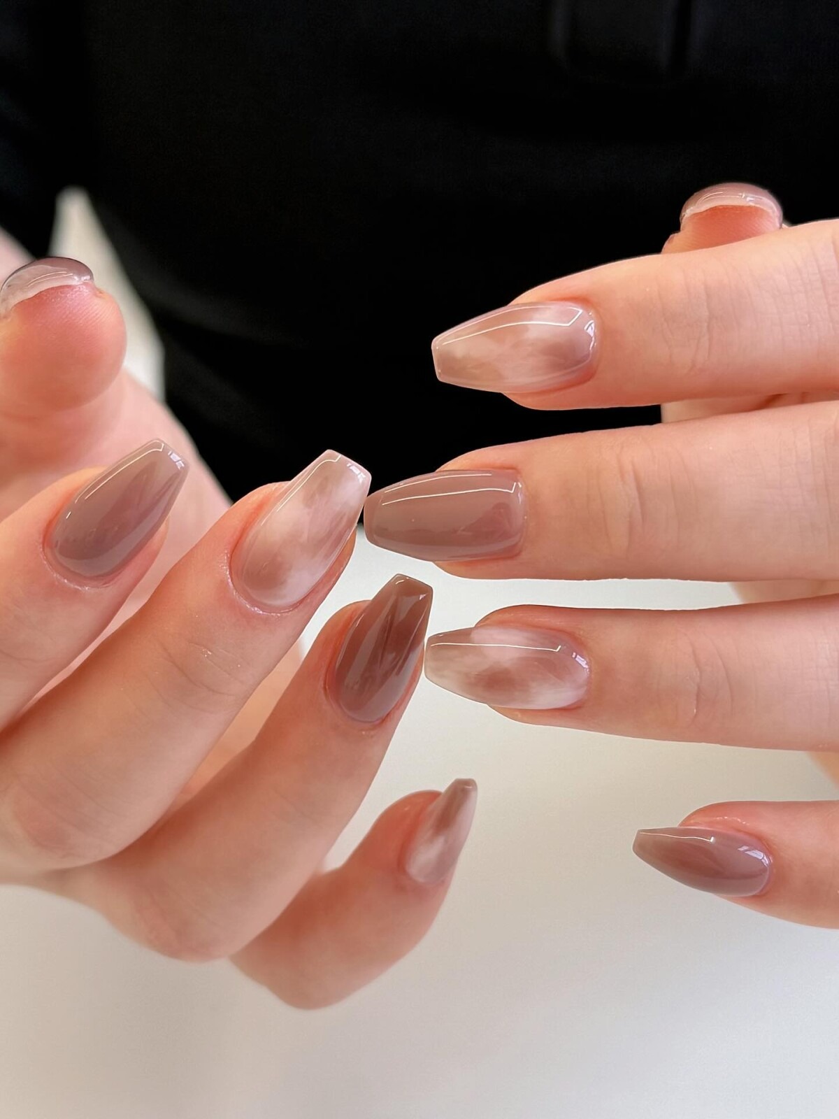 Móng gel trong kiểu Hàn: Xu hướng nail thu đông 2026 đẹp lâu, không sợ lộ móng mọc- Ảnh 11.