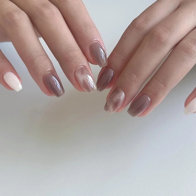 Móng gel trong kiểu Hàn: Xu hướng nail thu đông 2026 đẹp lâu, không sợ lộ móng mọc- Ảnh 12.