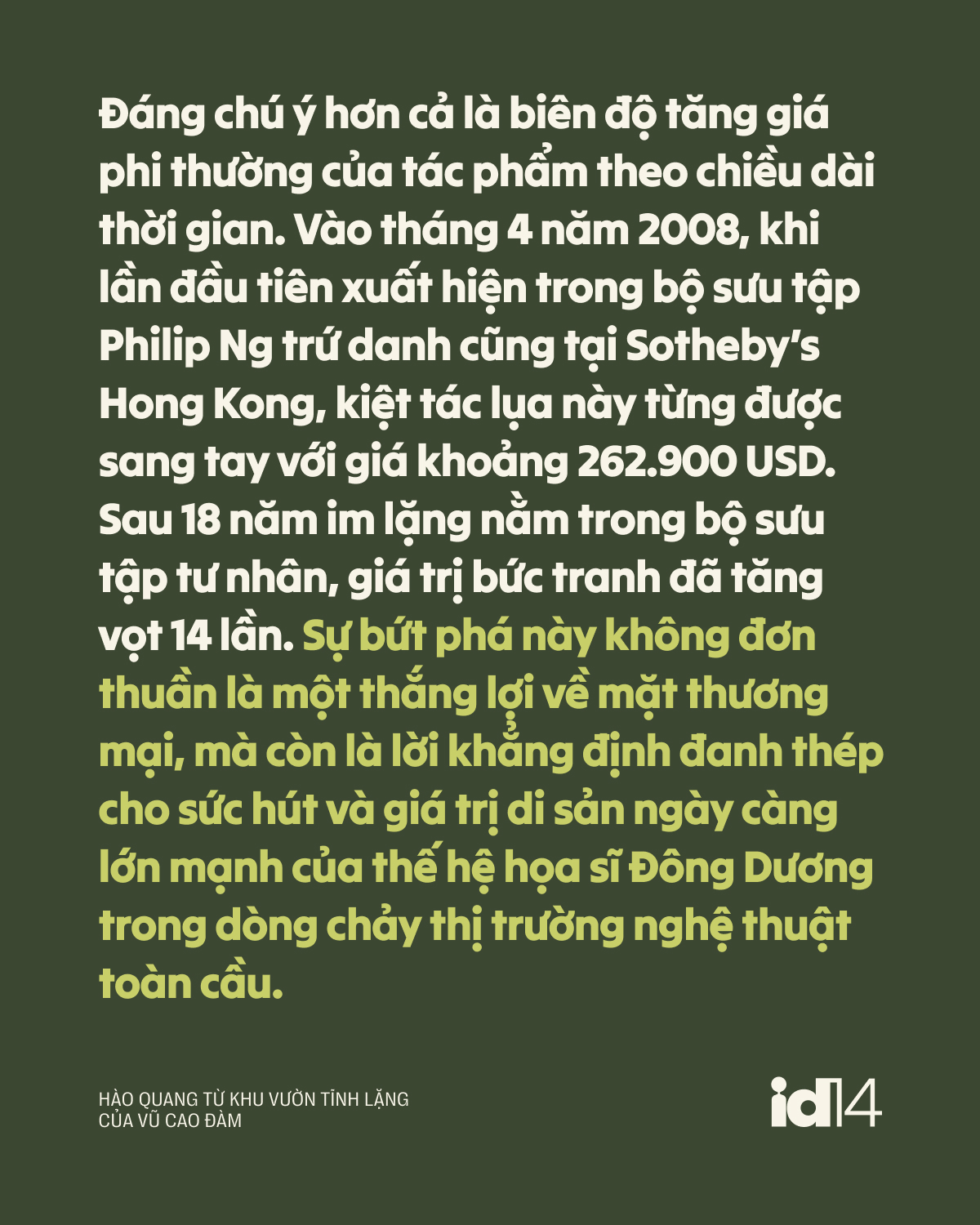 3,69 triệu USD cho tác phẩm đắt nhất lịch sử mỹ thuật Việt: Hào quang từ khu vườn tĩnh lặng của Vũ Cao Đàm - Ảnh 4.