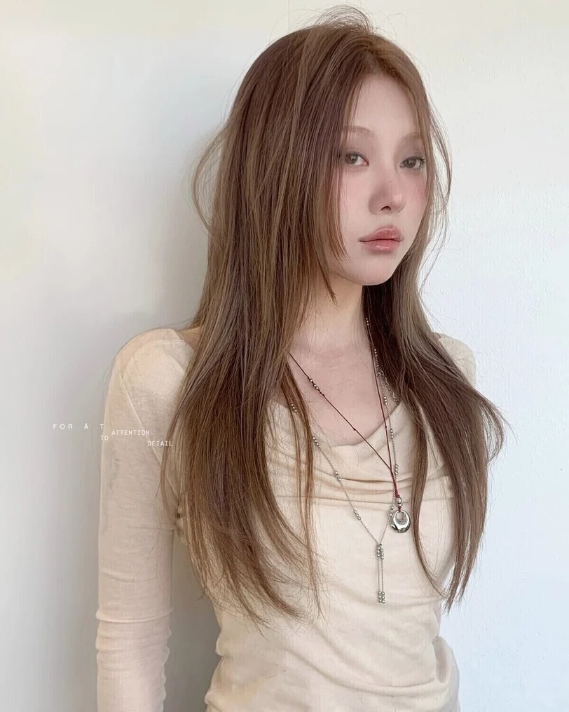 Không muốn tẩy tóc nhưng vẫn muốn đổi màu mùa thu? Thử ngay 8 gam cam nâu tông trà này- Ảnh 4.