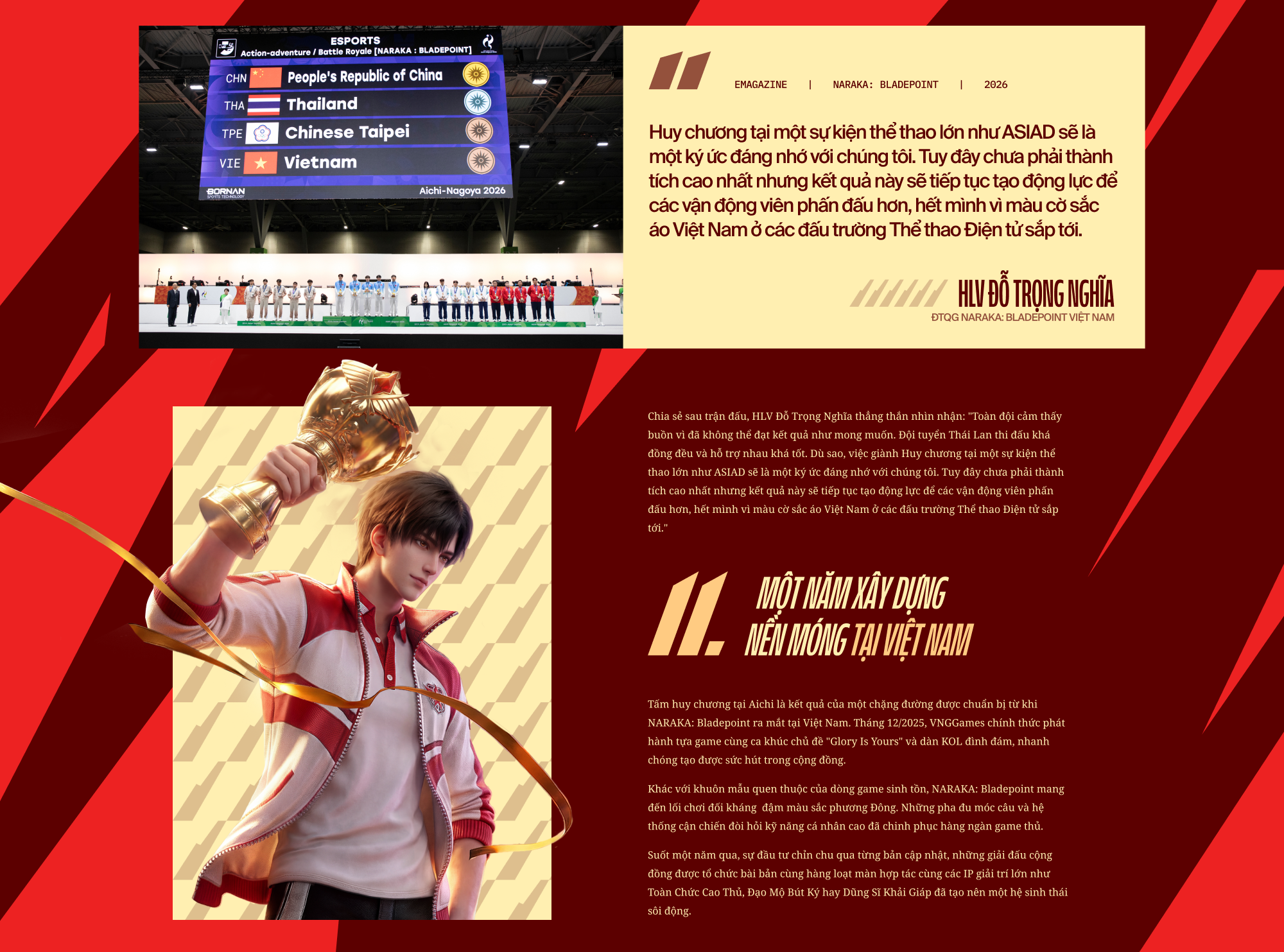 H&agrave;nh tr&igrave;nh lịch sử của Đội tuyển Quốc gia NARAKA: Bladepoint, mang huy chương đầu ti&ecirc;n cho Esports Việt Nam tại ASIAD - Ảnh 2.