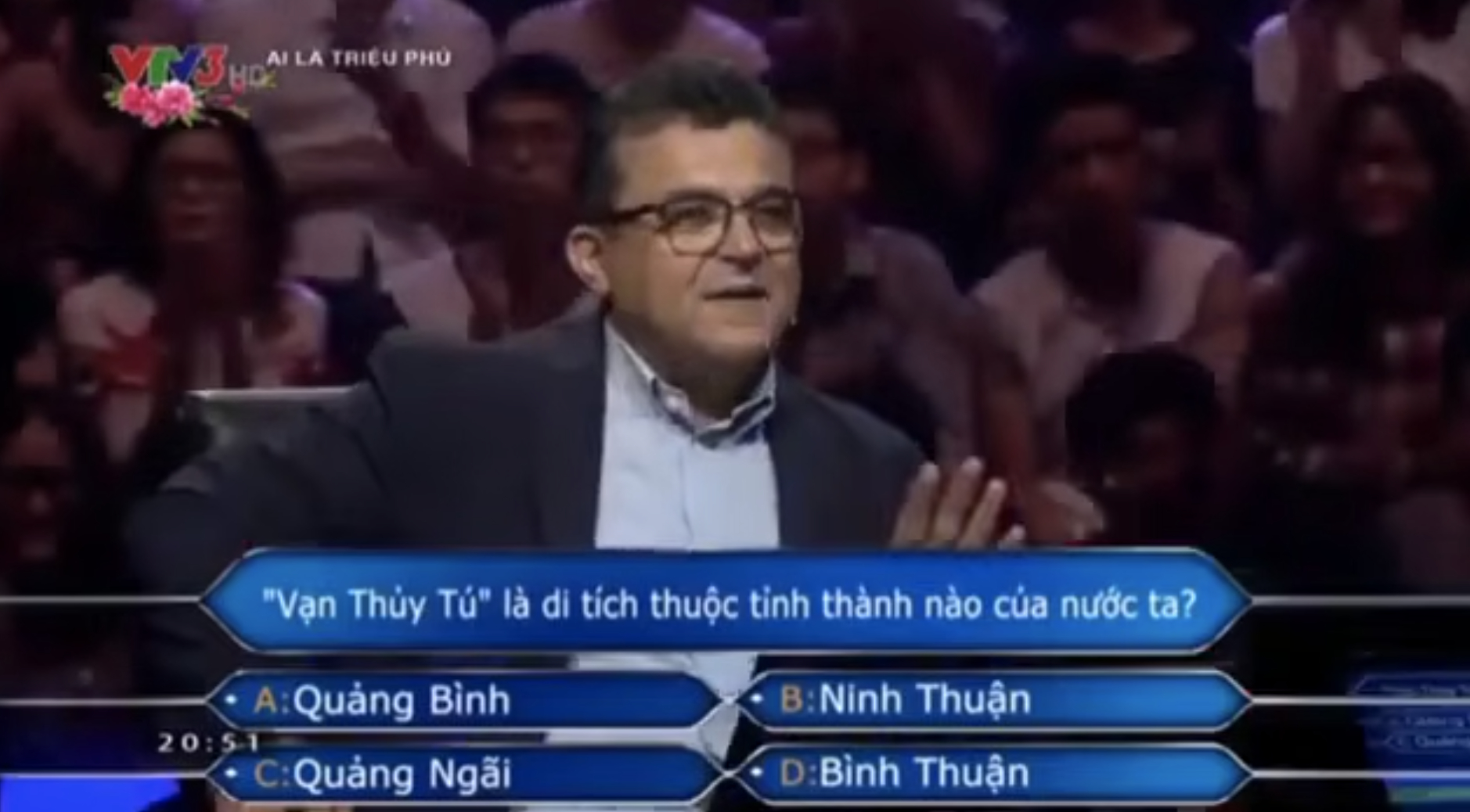 Người chơi Ai L&agrave; Triệu Ph&uacute; kh&ocirc;ng mang quốc tịch Việt Nam, vẫn &ldquo;ẵm&rdquo; 40 triệu từ MC Lại Văn S&acirc;m- Ảnh 2.