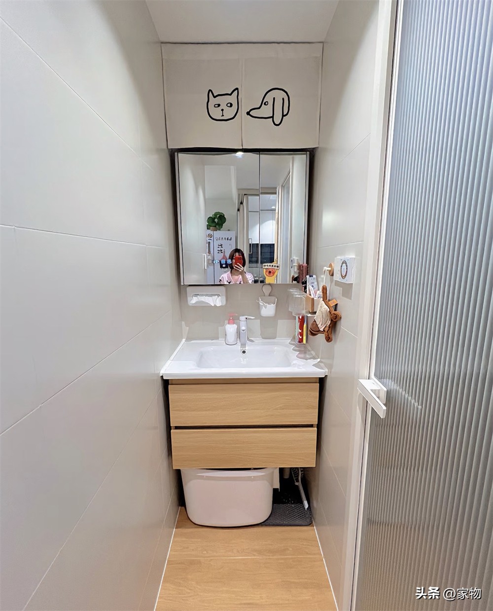 Căn hộ cũ 37m² ở trung tâm thành phố: Chia đôi phòng khách làm thêm phòng ngủ, gia đình 3 người vẫn sống thoải mái- Ảnh 8.