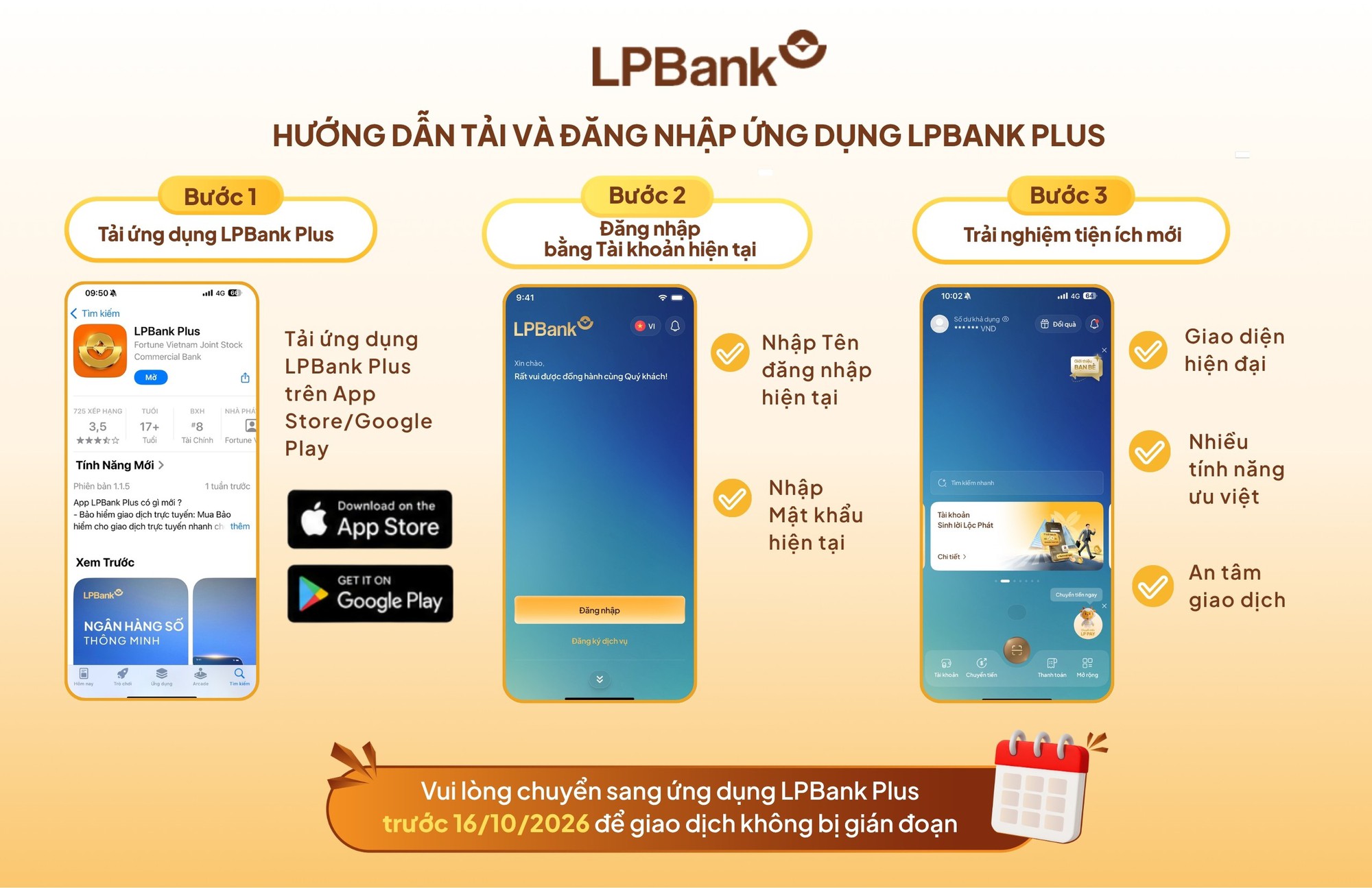 Từ 16/10, ng&acirc;n h&agrave;ng sẽ ngừng to&agrave;n bộ giao dịch r&uacute;t/chuyển tiền tr&ecirc;n ứng dụng sau- Ảnh 1.