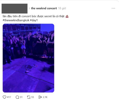 Kh&aacute;n giả &ldquo;đi nặng&rdquo; ở concert The Weeknd chặng Th&aacute;i Lan, fan Việt t&aacute; hoả- Ảnh 2.