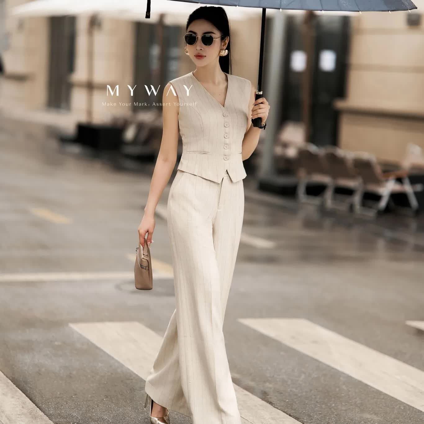 Diện cả set đồ đồng m&agrave;u: B&iacute; k&iacute;p mặc đẹp chuẩn "old money" khi tới c&ocirc;ng sở - Ảnh 7.