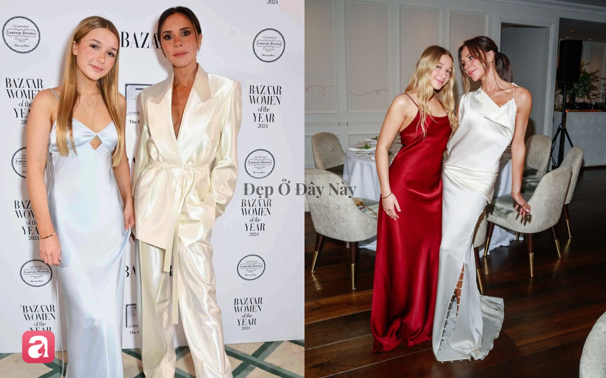 Harper Beckham ng&agrave;y c&agrave;ng giống mẹ từ style đến thần th&aacute;i, tới nụ cười mỉm "b&iacute; ẩn" cũng y chang nhau - Ảnh 5.