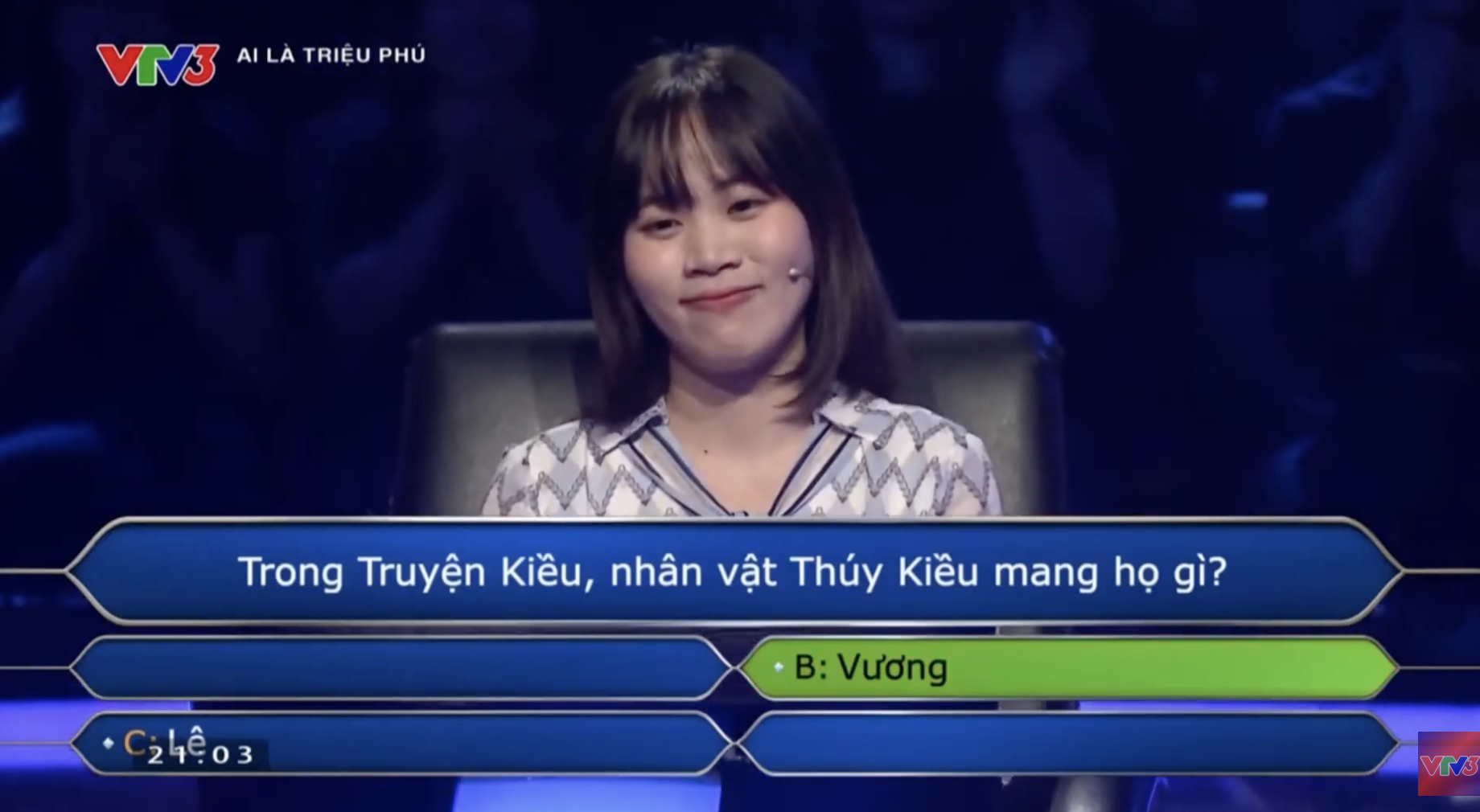 Họ của Thuý Kiều là gì? Câu hỏi trong Ai Là Triệu Phú khiến người chơi “cầu cứu”- Ảnh 2.