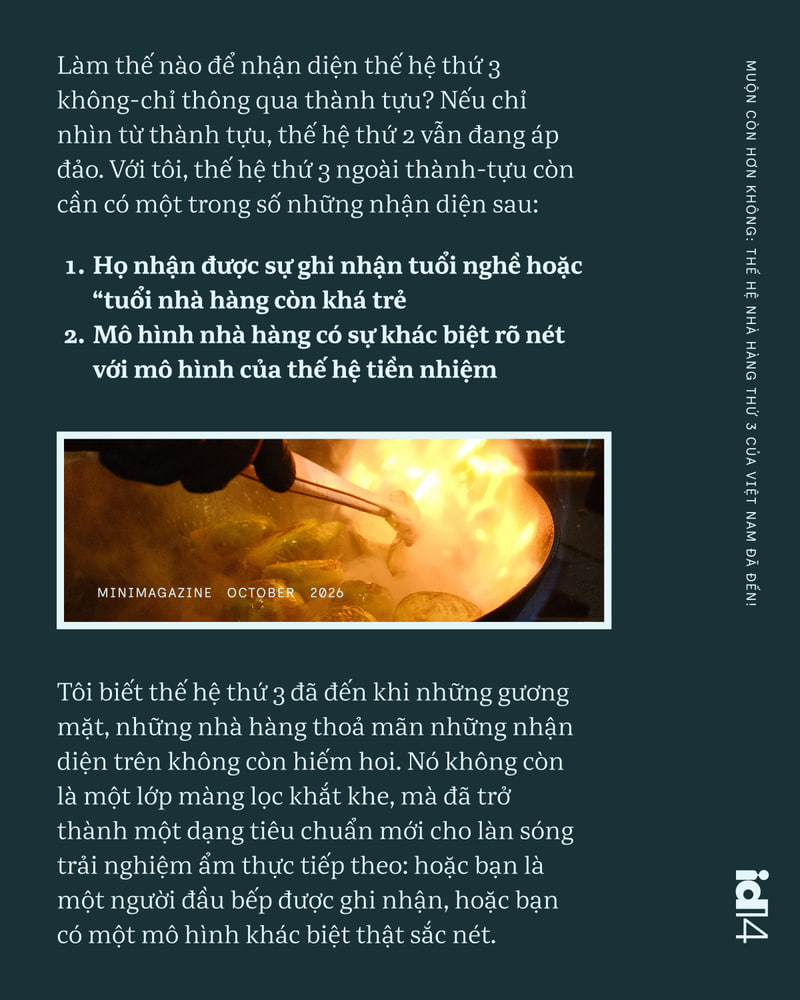 Ch&uacute;ng ta bỏ lỡ 2 thế hệ đầu ti&ecirc;n rồi, nhưng muộn c&ograve;n hơn kh&ocirc;ng: Thế hệ nh&agrave; h&agrave;ng thứ 3 của Việt Nam đ&atilde; đến! - Ảnh 14.
