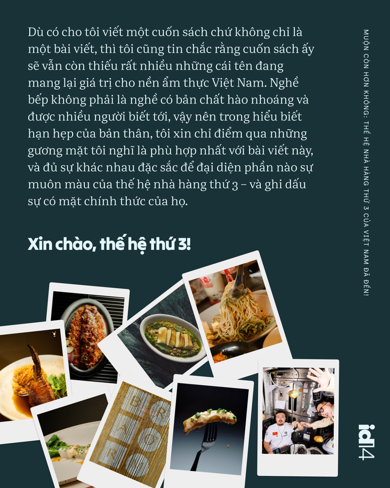 Ch&uacute;ng ta bỏ lỡ 2 thế hệ đầu ti&ecirc;n rồi, nhưng muộn c&ograve;n hơn kh&ocirc;ng: Thế hệ nh&agrave; h&agrave;ng thứ 3 của Việt Nam đ&atilde; đến! - Ảnh 28.