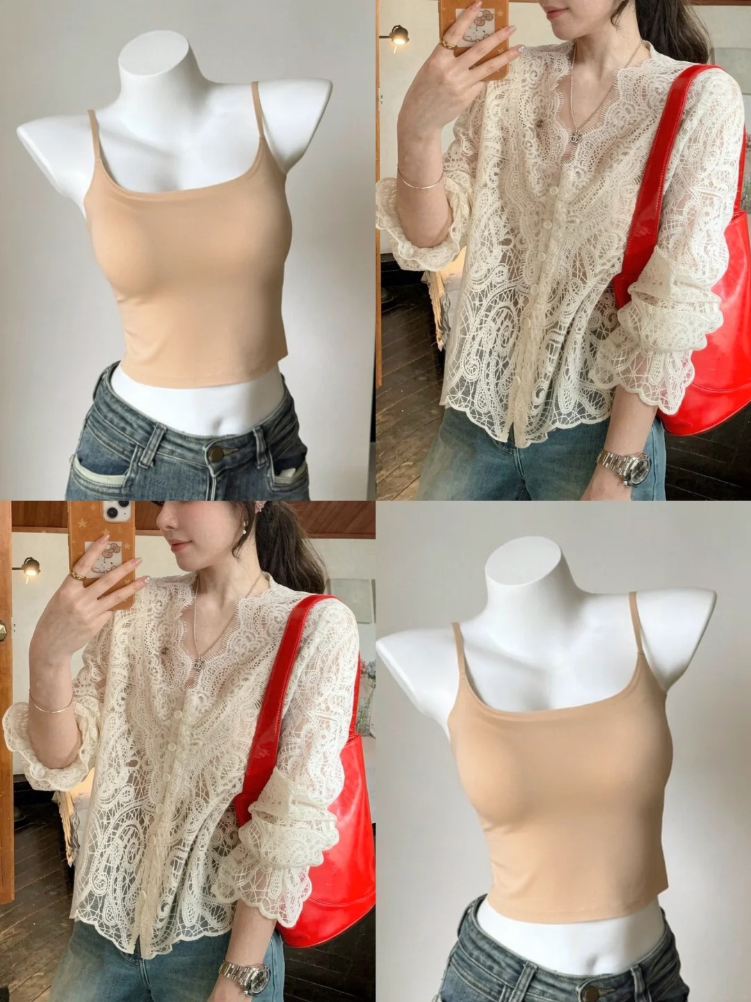 Mặc &aacute;o s&aacute;ng m&agrave;u kh&ocirc;ng sợ lộ nội y: Chỉ cần chọn đ&uacute;ng &aacute;o hai d&acirc;y t&ocirc;ng nude - Ảnh 1.