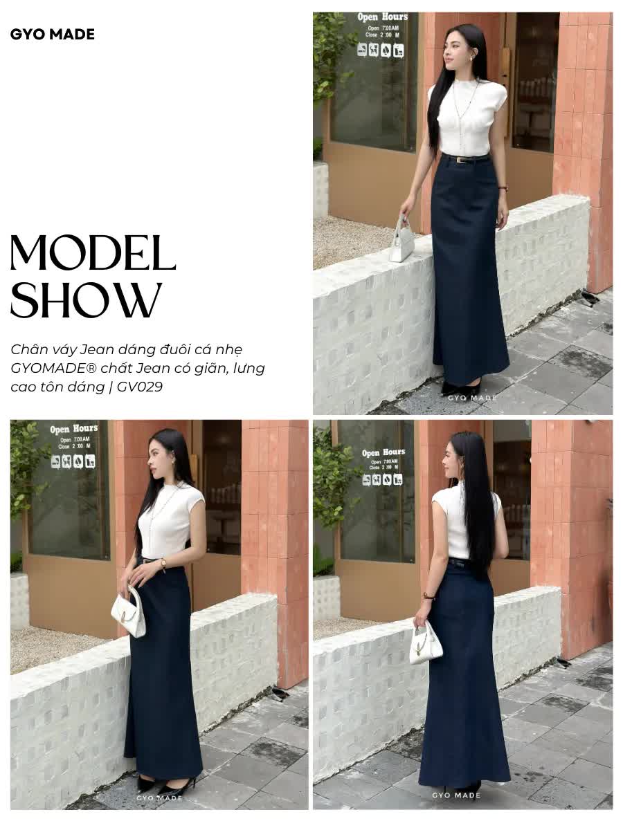 Chân váy jeans dáng dài: Vừa trẻ trung vừa sang chuẩn "old money"- Ảnh 6.