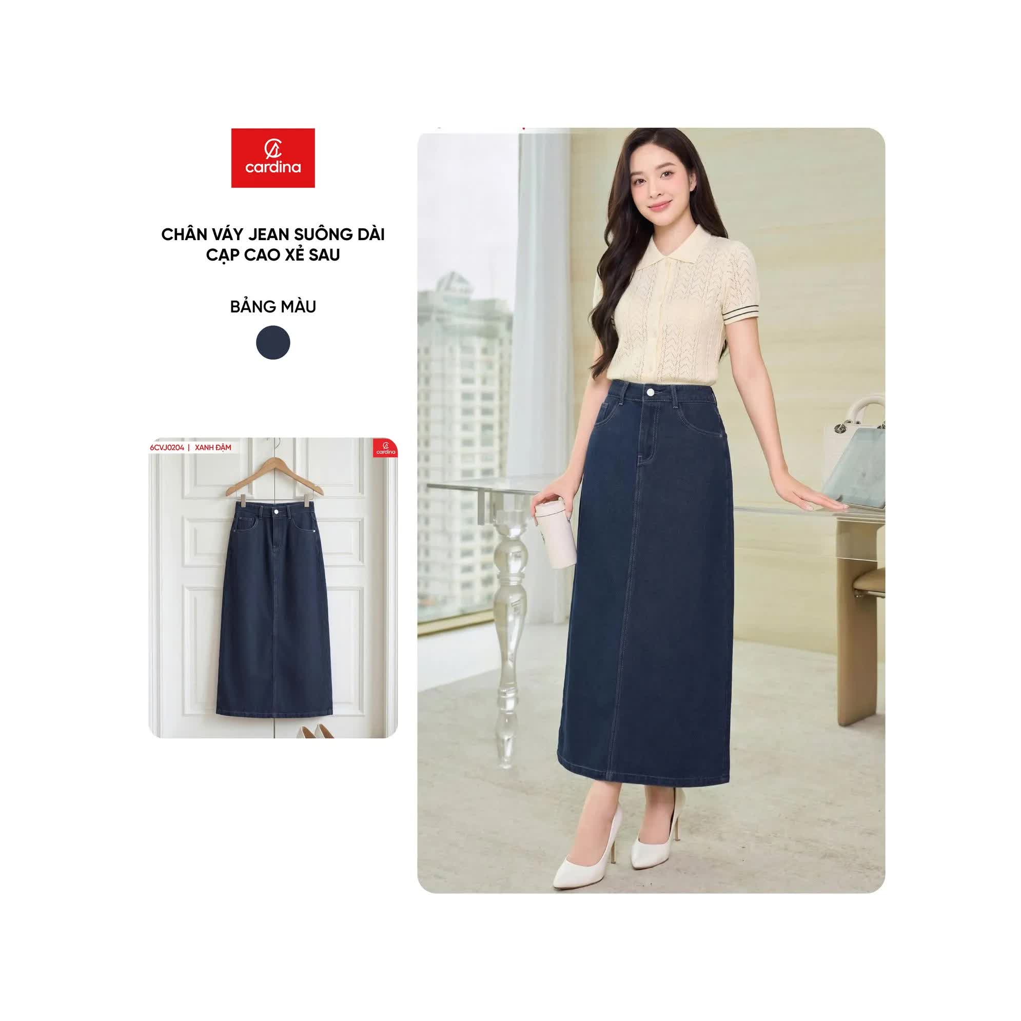 Chân váy jeans dáng dài: Vừa trẻ trung vừa sang chuẩn "old money"- Ảnh 8.
