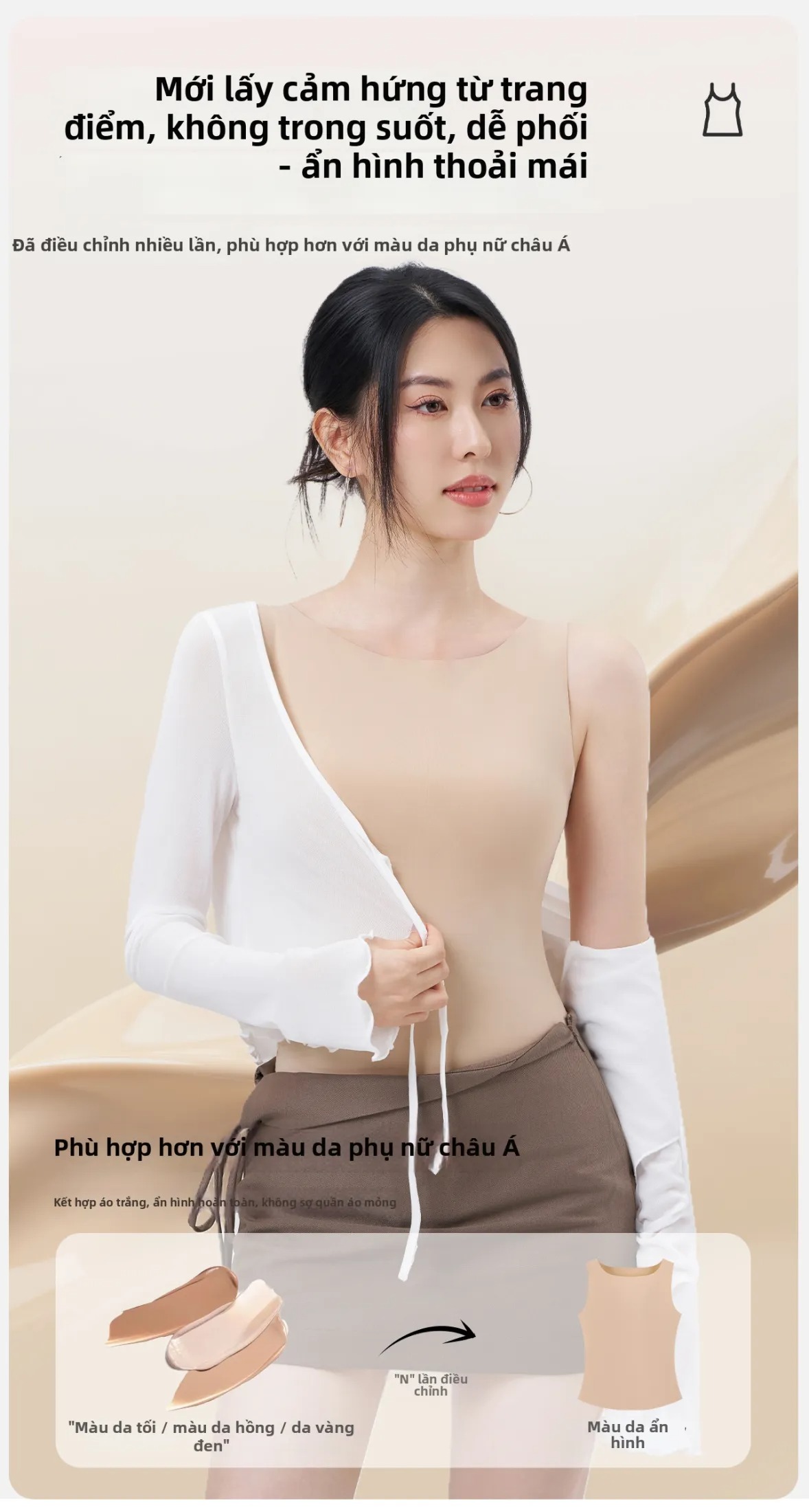 Mặc &aacute;o s&aacute;ng m&agrave;u kh&ocirc;ng sợ lộ nội y: Chỉ cần chọn đ&uacute;ng &aacute;o hai d&acirc;y t&ocirc;ng nude - Ảnh 11.