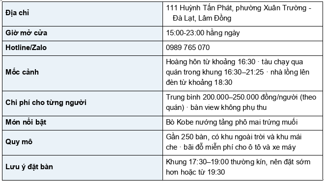 Tiệm Nướng Trạm Dừng Chill: một buổi chiều ăn BBQ, ngắm t&agrave;u cổ v&agrave; chờ Đ&agrave; Lạt l&ecirc;n đ&egrave;n - Ảnh 10.