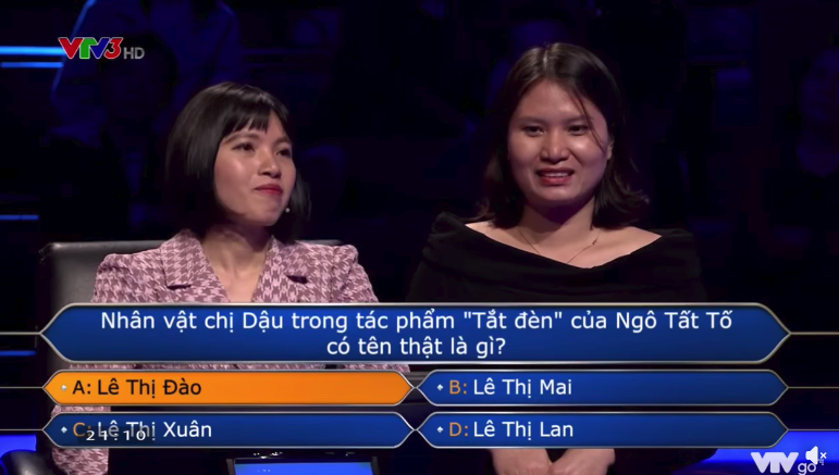 Tên thật của Chị Dậu là gì? Câu hỏi trong Ai Là Triệu Phú khiến người chơi suýt mất tất cả- Ảnh 2.