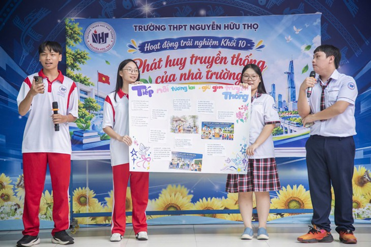 Một trường THPT ở Tp.HCM dự kiến chỉ học ch&iacute;nh kh&oacute;a 4 ng&agrave;y/tuần - Ảnh 1.